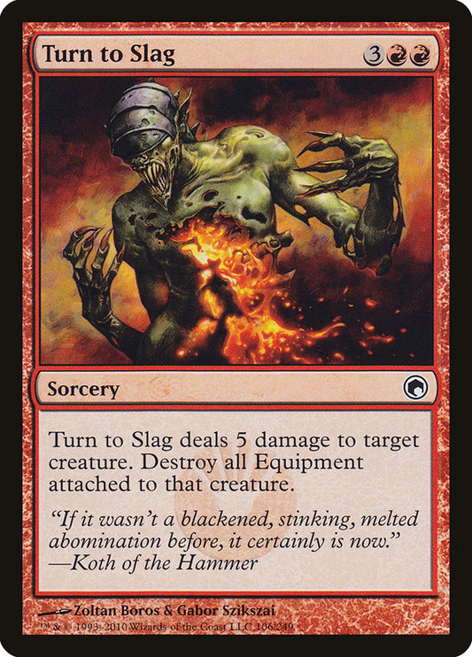 Turn to Slag [Scars of Mirrodin] [Foil]