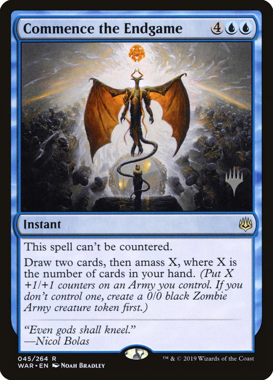 Commence the Endgame (Promo Pack) [War of the Spark Promos] [Foil]