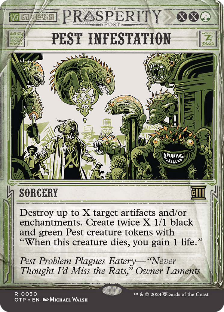 Pest Infestation [Outlaws of Thunder Junction: Breaking News] [Foil]