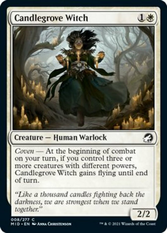 Candlegrove Witch [Innistrad: Midnight Hunt] [Foil]