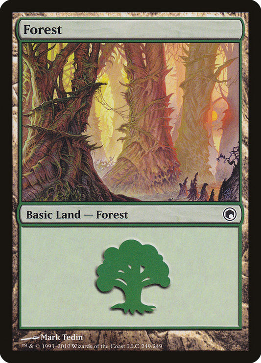 Forest (249) [Scars of Mirrodin] [Foil]
