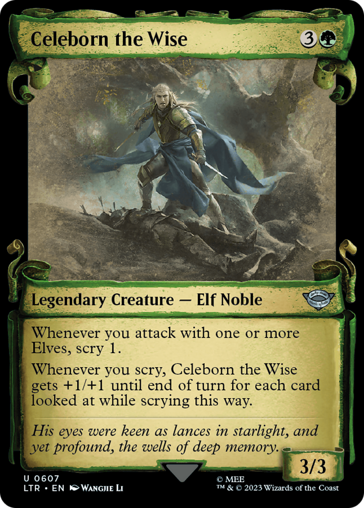 Celeborn the Wise [The Lord of the Rings: Tales of Middle-Earth Showcase Scrolls] [Foil]
