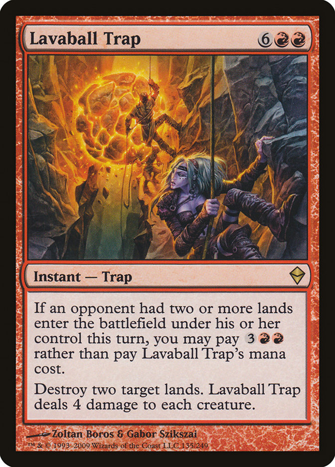 Lavaball Trap [Zendikar] [Foil]