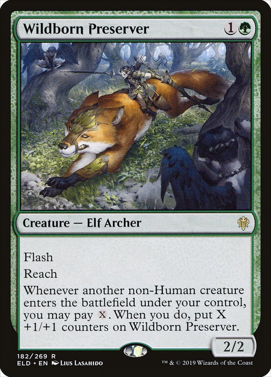 Wildborn Preserver [Throne of Eldraine] [Foil]
