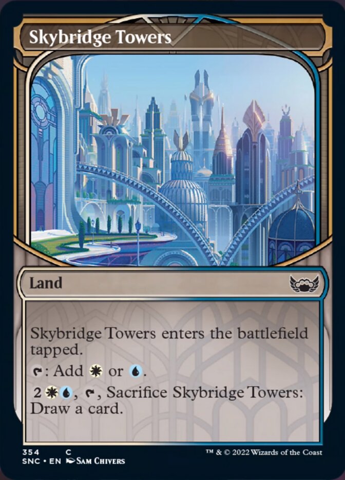 Skybridge Towers (Showcase Skyscraper) [Streets of New Capenna] [Foil]