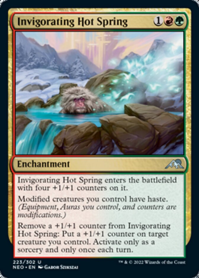 Invigorating Hot Spring [Kamigawa: Neon Dynasty] [Foil]