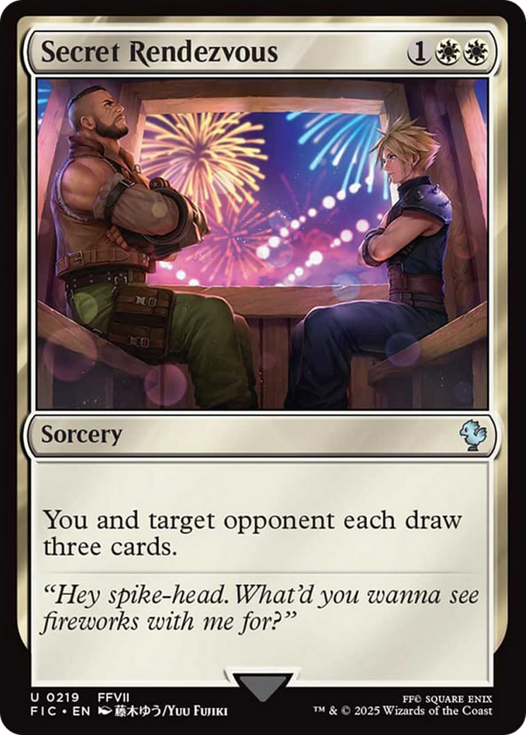 Secret Rendezvous (0219) [FINAL FANTASY Commander] [Foil]