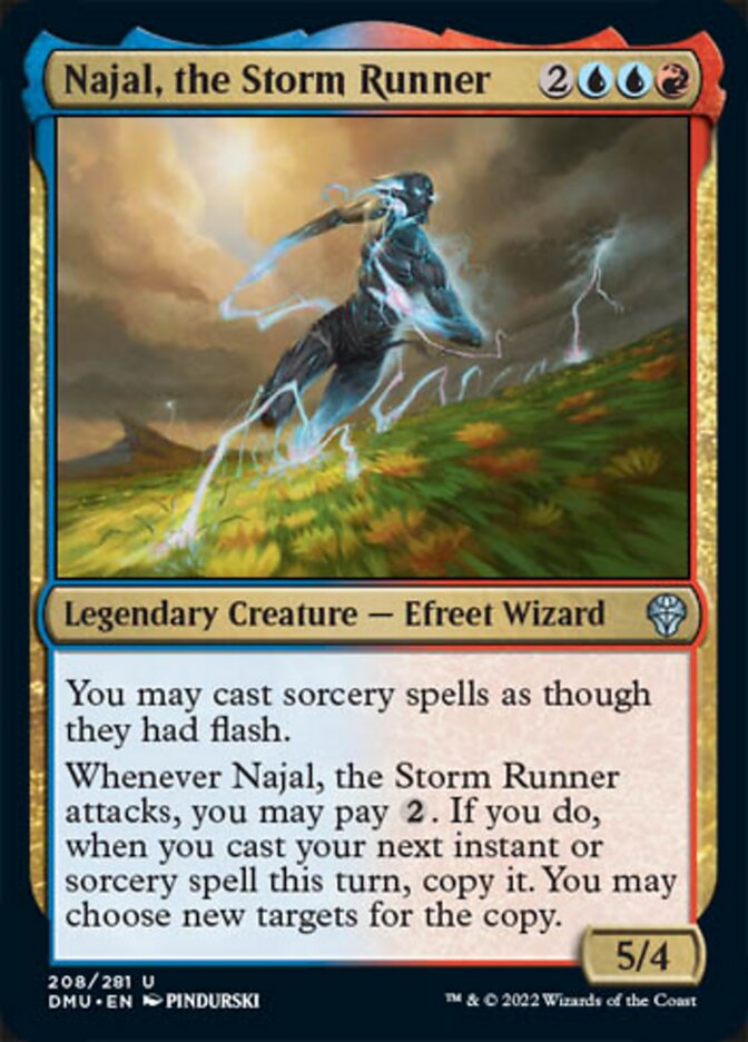 Najal, the Storm Runner [Dominaria United] [Foil]