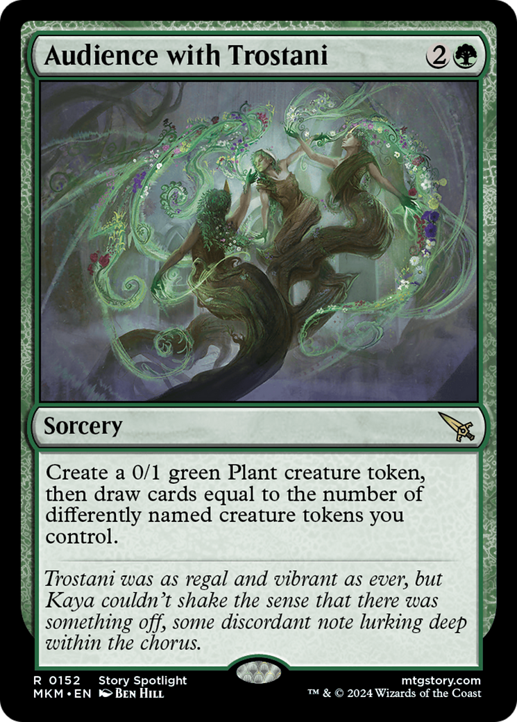 Audience with Trostani [Murders at Karlov Manor] [Foil]