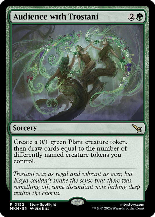 Audience with Trostani [Murders at Karlov Manor] [Foil]