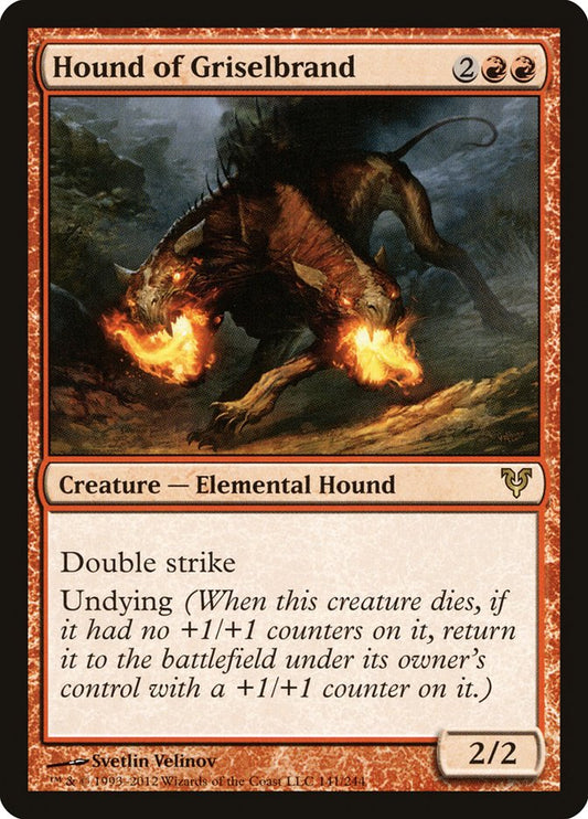 Hound of Griselbrand [Avacyn Restored] [Foil]