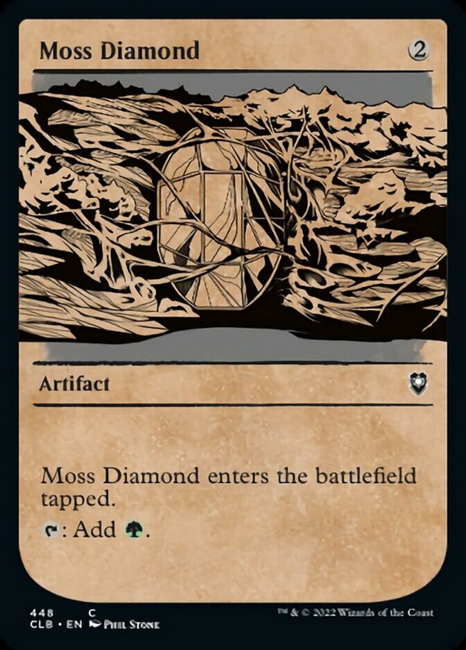 Moss Diamond (Showcase) [Commander Legends: Battle for Baldur's Gate] [Foil]