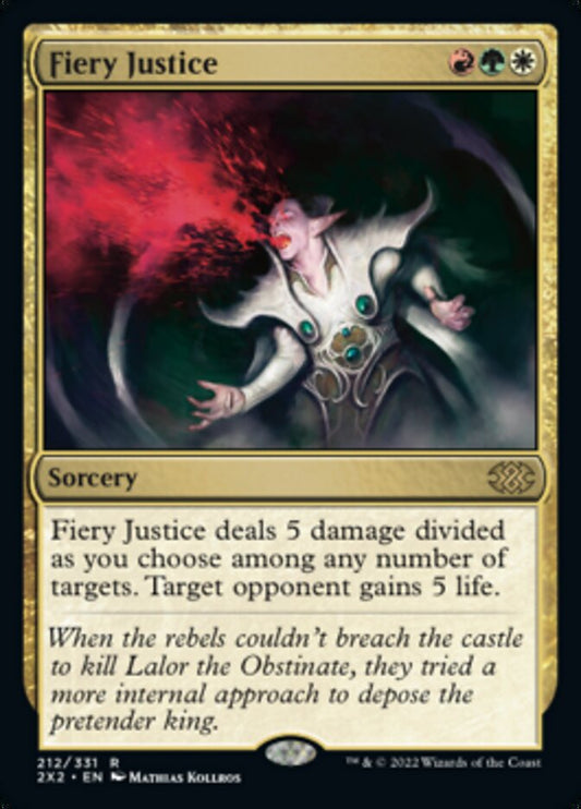 Fiery Justice [Double Masters 2022] [Foil]