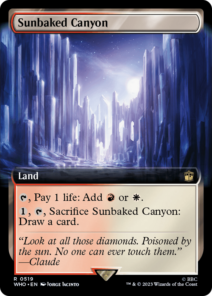 Sunbaked Canyon (Extended Art) [Doctor Who] [Foil]