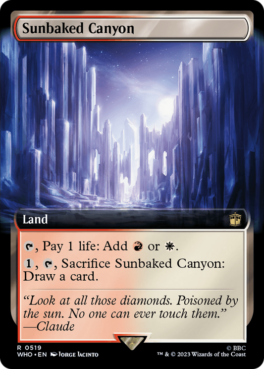 Sunbaked Canyon (Extended Art) [Doctor Who] [Foil]