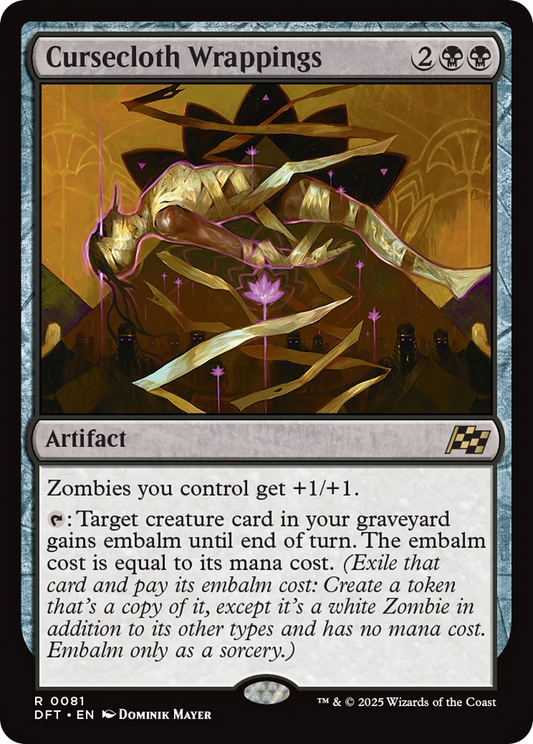 Cursecloth Wrappings [Aetherdrift] [Foil]