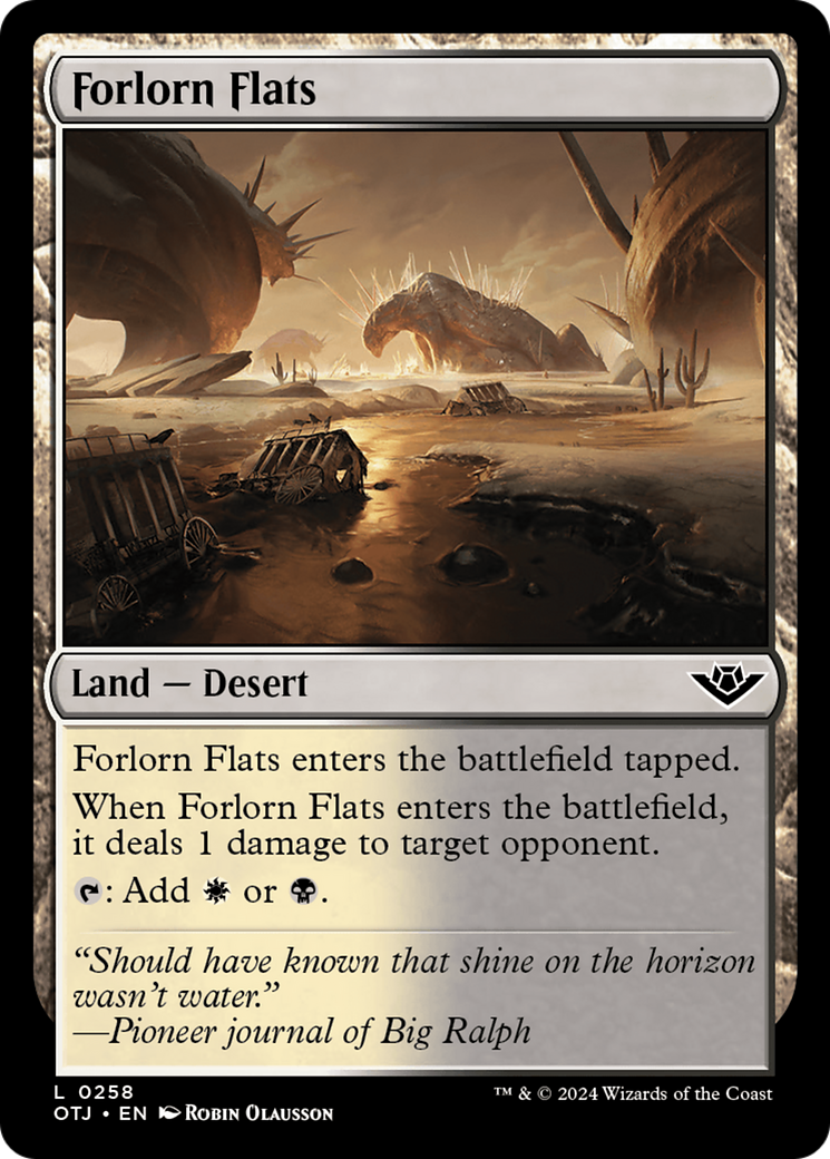 Forlorn Flats [Outlaws of Thunder Junction] [Foil]