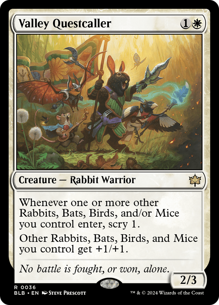 Valley Questcaller [Bloomburrow] [Foil]