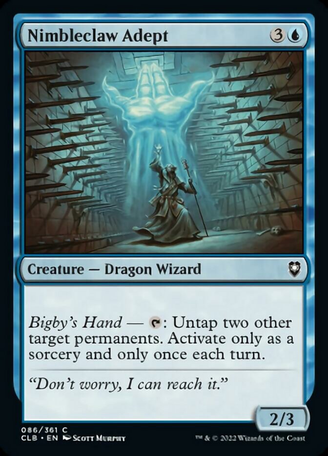 Nimbleclaw Adept [Commander Legends: Battle for Baldur's Gate] [Foil]