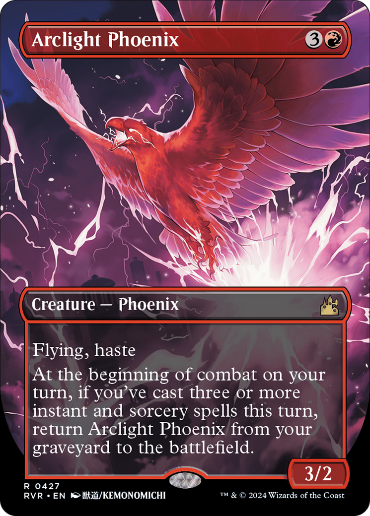 Arclight Phoenix (Anime Borderless) [Ravnica Remastered] [Foil]