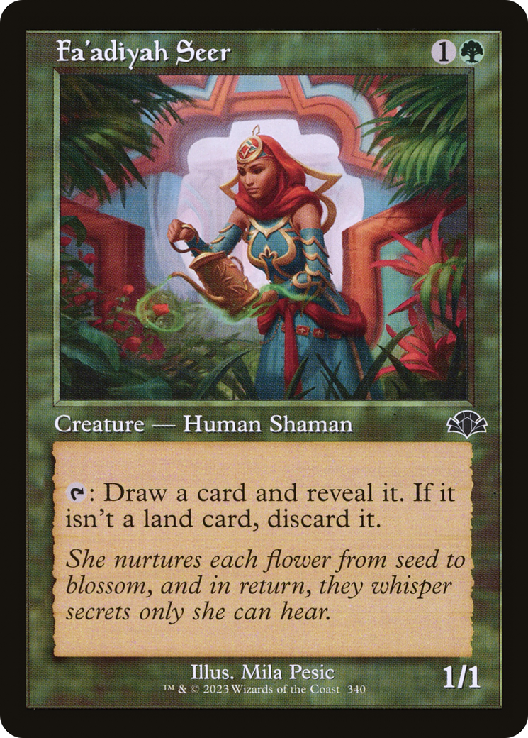 Fa'adiyah Seer (Retro) [Dominaria Remastered] [Foil]