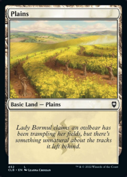 Plains (452) [Commander Legends: Battle for Baldur's Gate] [Foil]
