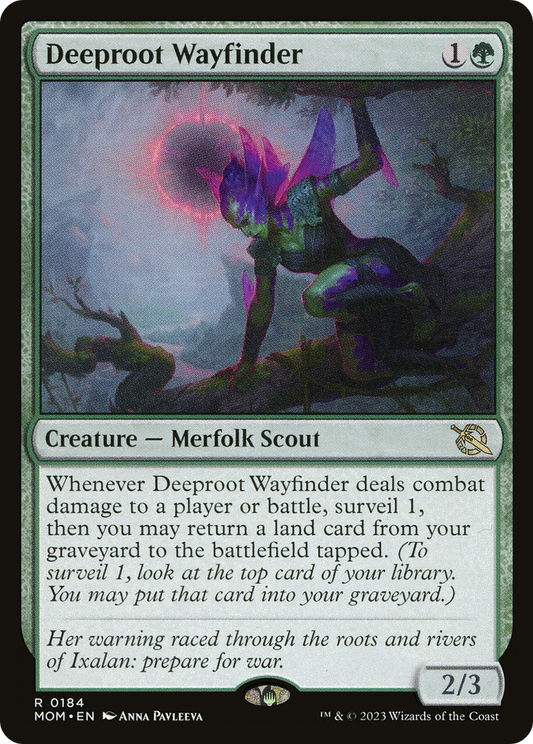 Deeproot Wayfinder [March of the Machine] [Foil]