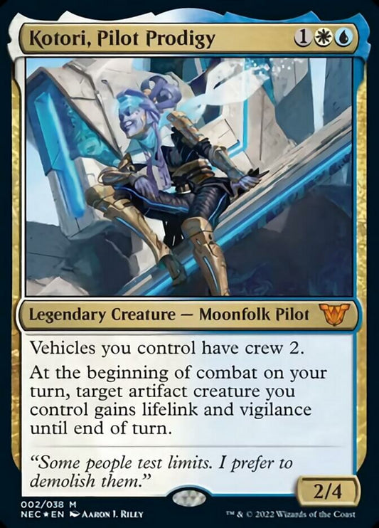 Kotori, Pilot Prodigy [Kamigawa: Neon Dynasty Commander] [Foil]
