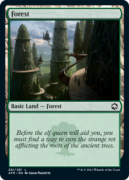 Forest (281) [Dungeons & Dragons: Adventures in the Forgotten Realms] [Foil]
