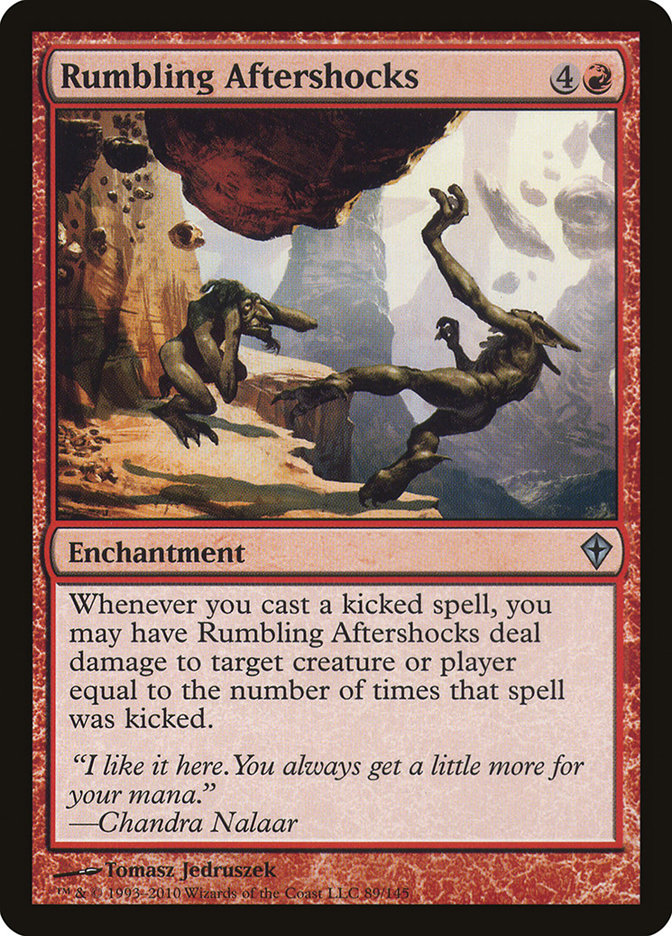Rumbling Aftershocks [Worldwake] [Foil]