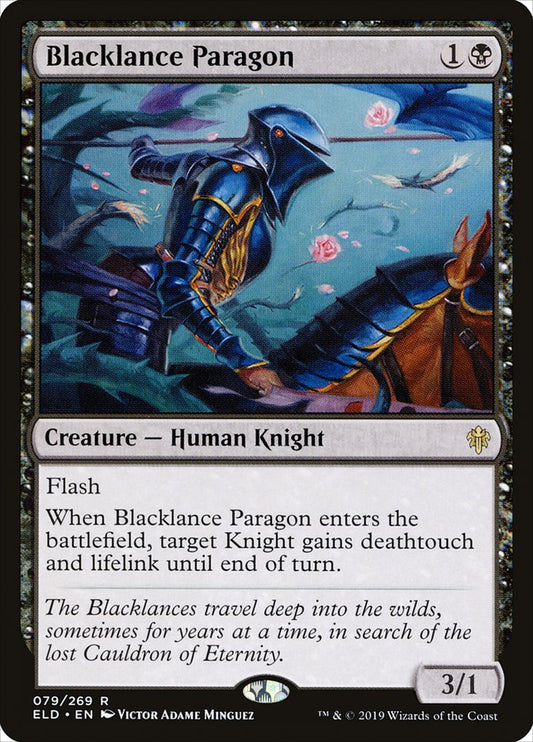 Blacklance Paragon [Throne of Eldraine] [Foil]