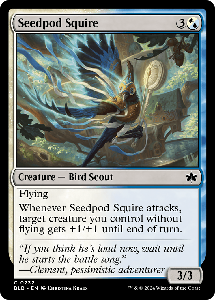 Seedpod Squire [Bloomburrow] [Foil]
