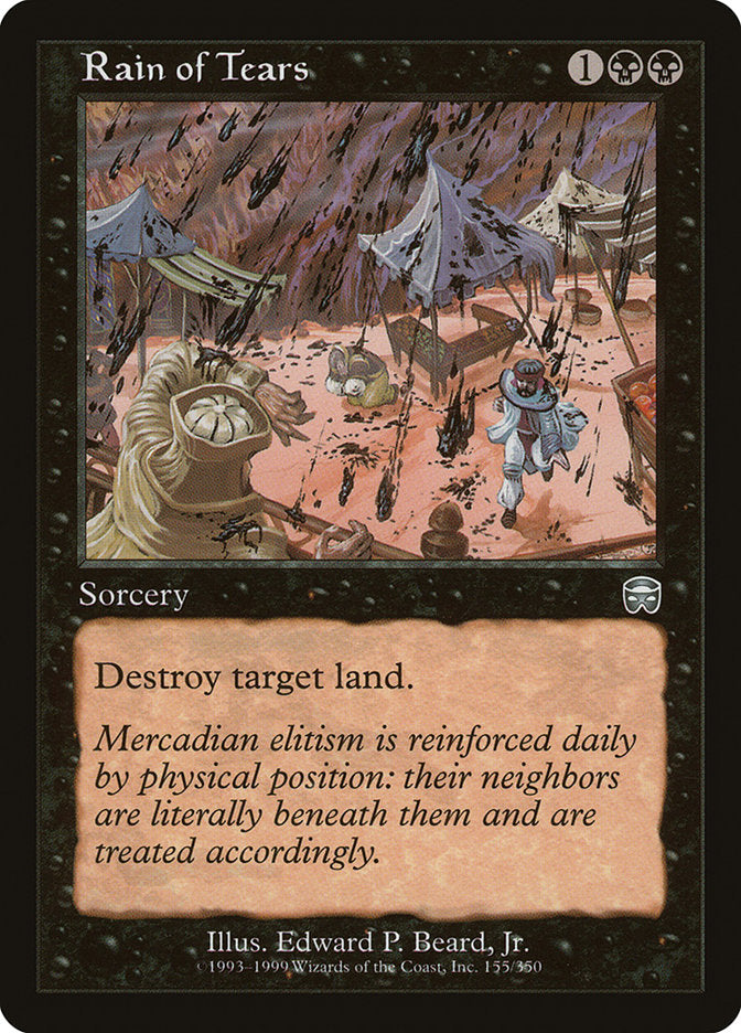 Rain of Tears [Mercadian Masques] [Foil]