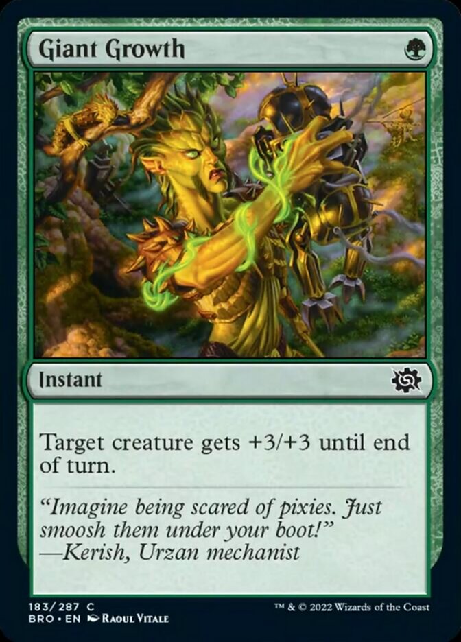 Giant Growth [The Brothers' War] [Foil]