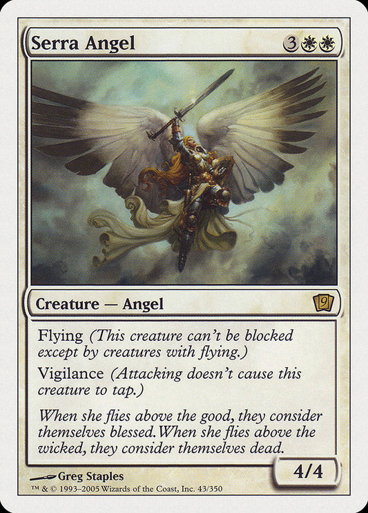 Serra Angel [Ninth Edition] [Foil]