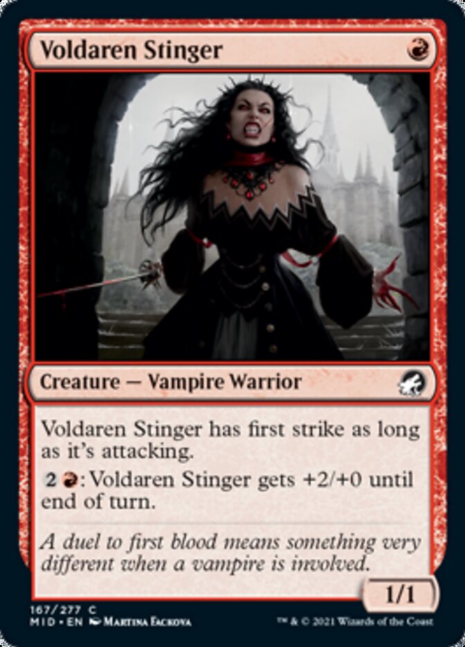 Voldaren Stinger [Innistrad: Midnight Hunt] [Foil]