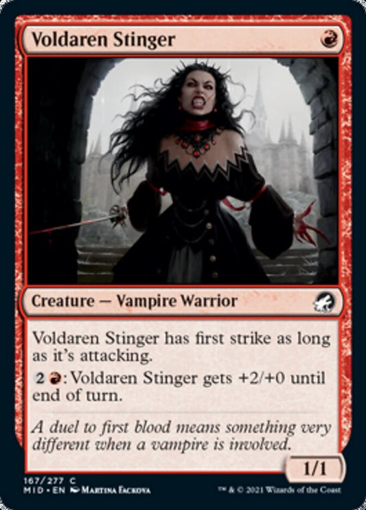 Voldaren Stinger [Innistrad: Midnight Hunt] [Foil]
