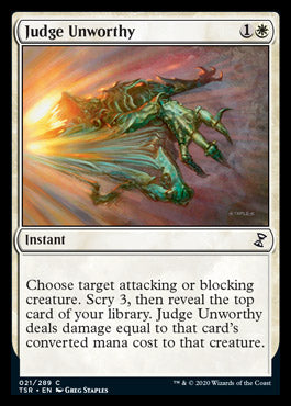Judge Unworthy [Time Spiral Remastered] [Foil]