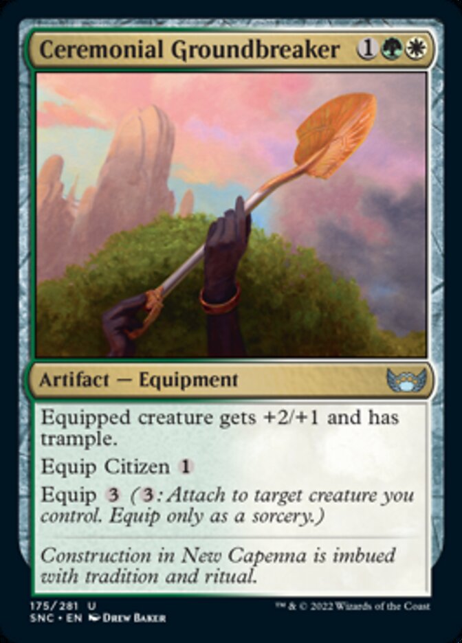 Ceremonial Groundbreaker [Streets of New Capenna] [Foil]