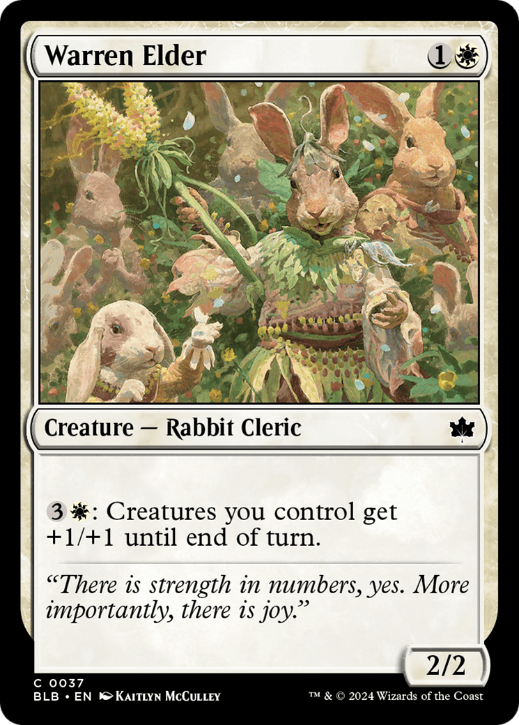 Warren Elder [Bloomburrow] [Foil]