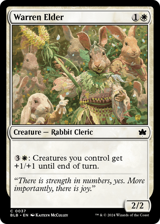 Warren Elder [Bloomburrow] [Foil]