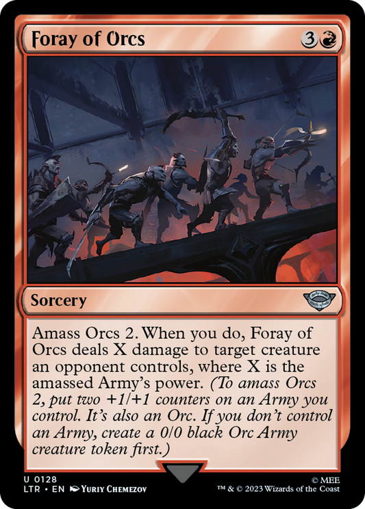 Foray of Orcs [The Lord of the Rings: Tales of Middle-Earth] [Foil]