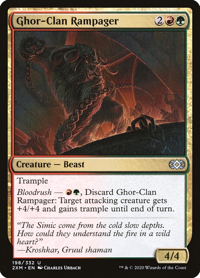 Ghor-Clan Rampager [Double Masters] [Foil]