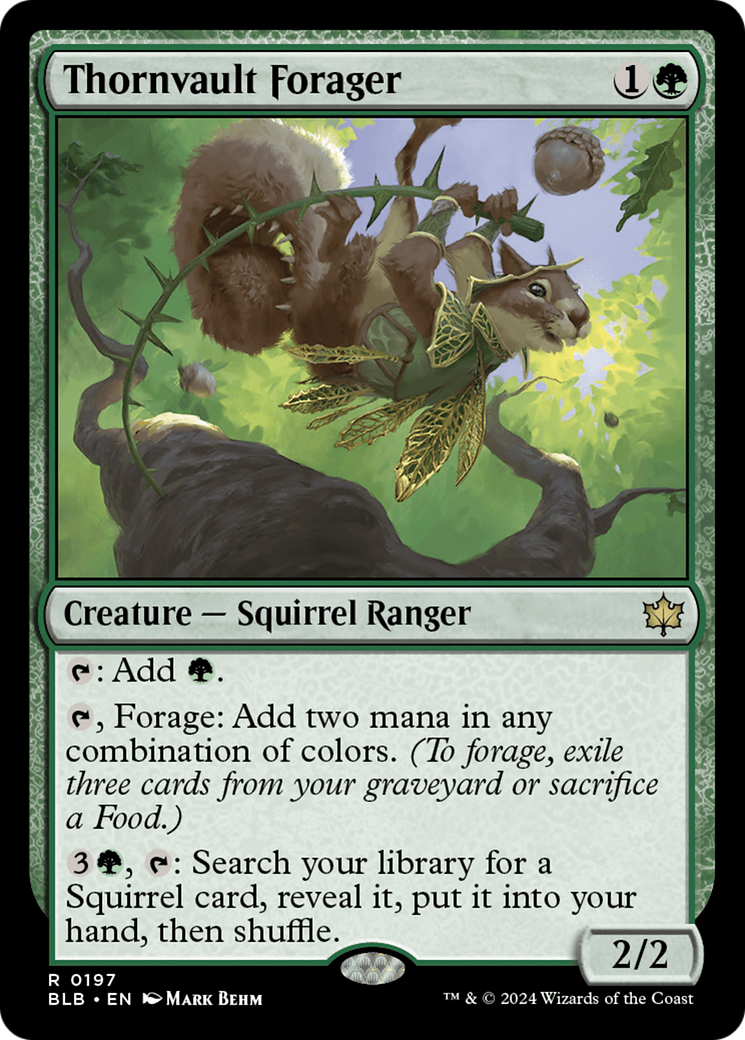 Thornvault Forager [Bloomburrow] [Foil]