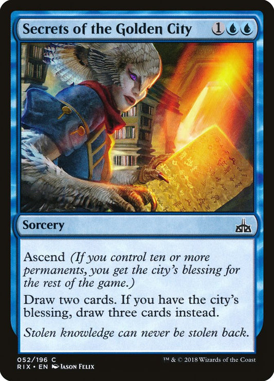 Secrets of the Golden City [Rivals of Ixalan] [Foil]