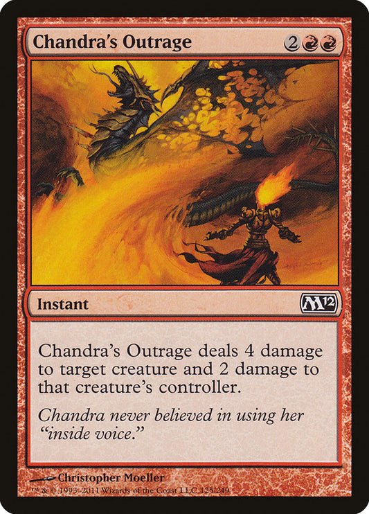 Chandra's Outrage [Core Set 2012] [Foil]