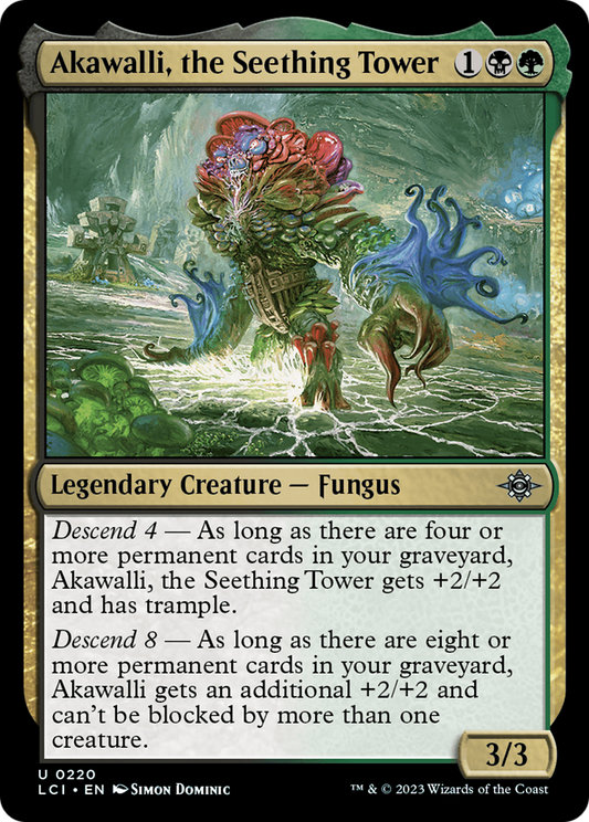 Akawalli, the Seething Tower [The Lost Caverns of Ixalan] [Foil]