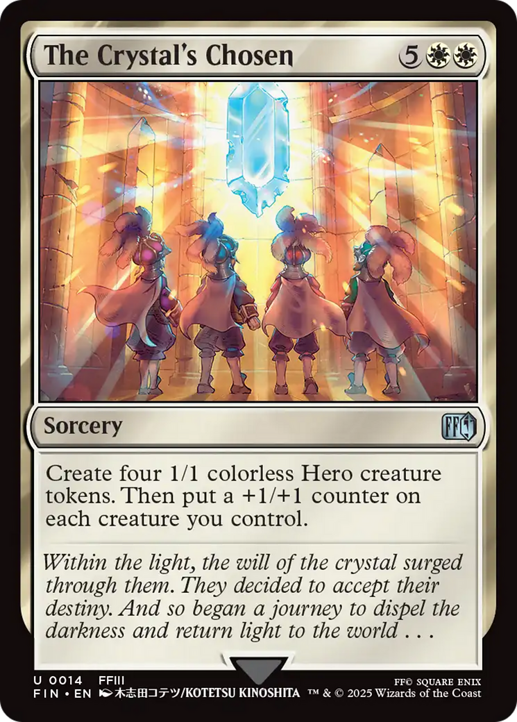 The Crystal's Chosen [FINAL FANTASY] [Foil]