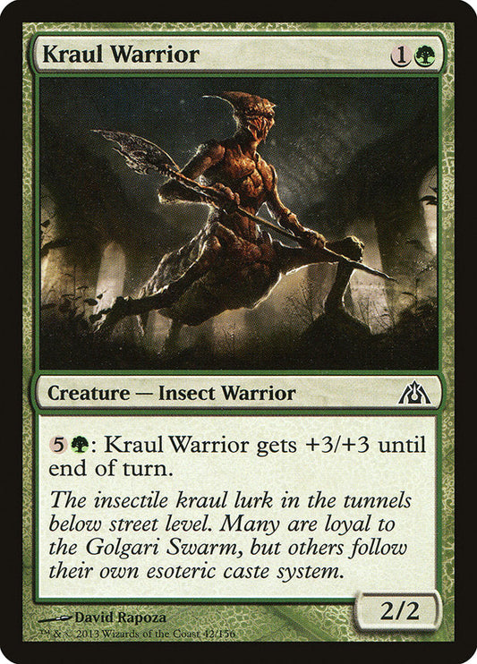 Kraul Warrior [Dragon's Maze] [Foil]
