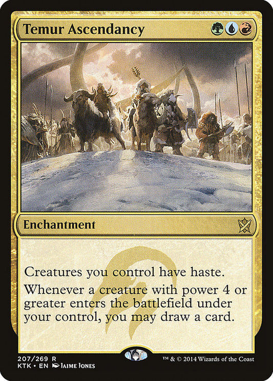 Temur Ascendancy [Khans of Tarkir] [Foil]